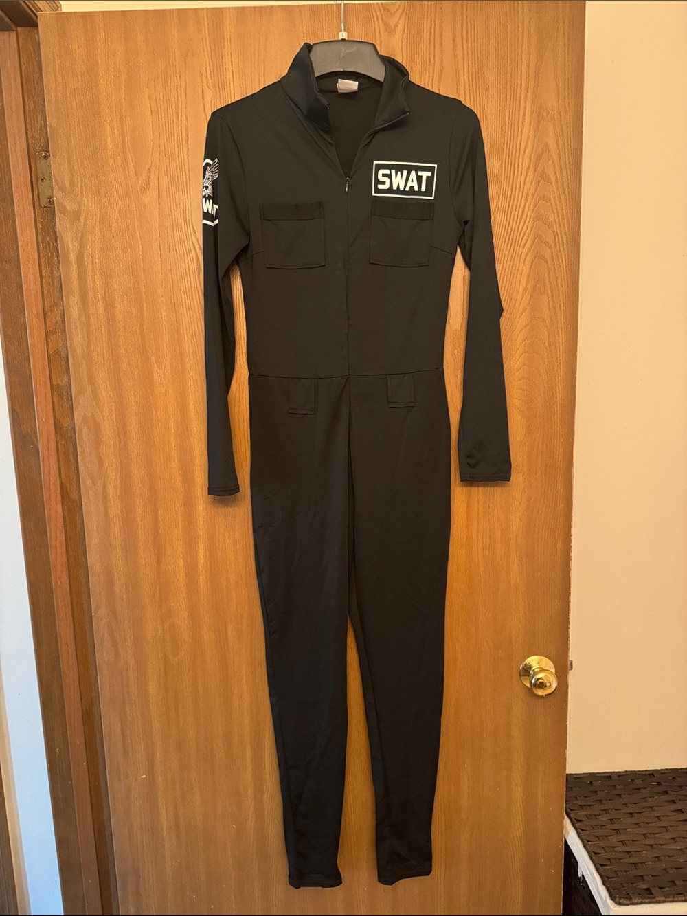Women's Black SWAT Jumpsuit - Long Sleeve Tactical Style